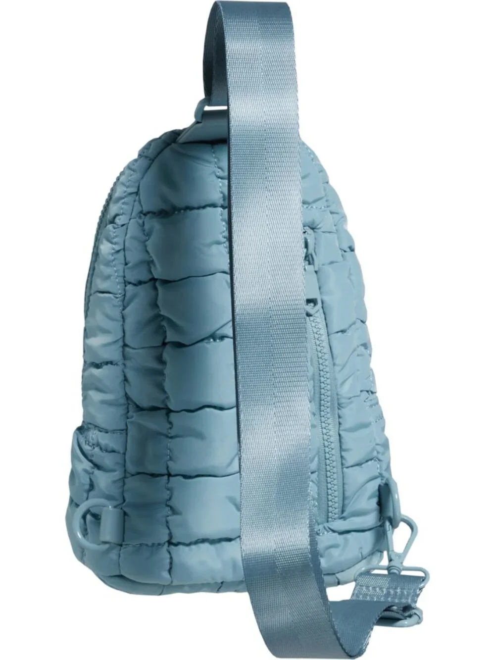 Sol and Solene Rejuvenate Sling Backpack Crossbody Quilted in Sky Blue NWT